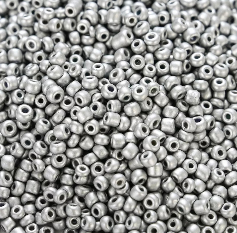 500 sølvperler i glas