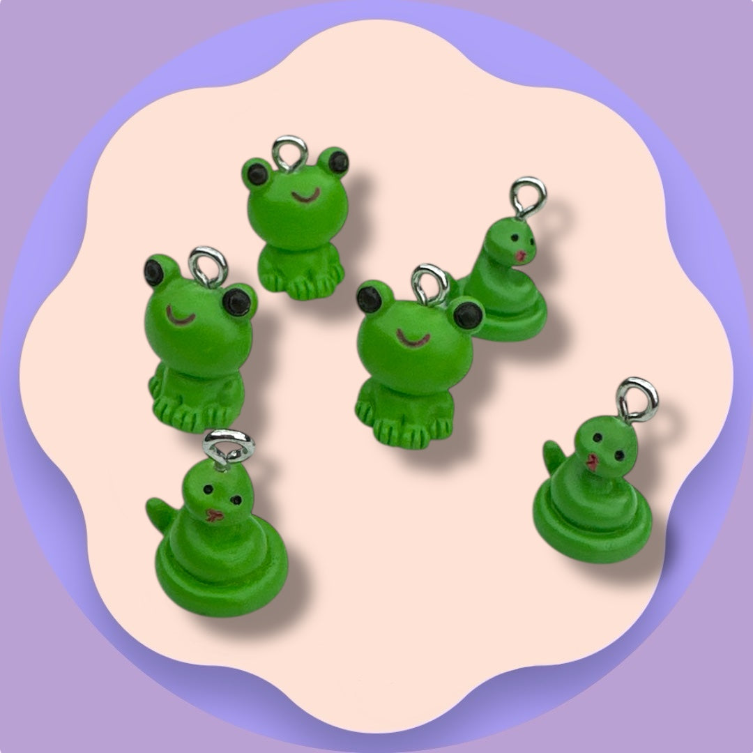 Lille frø 🐸 og lille slange 🐍