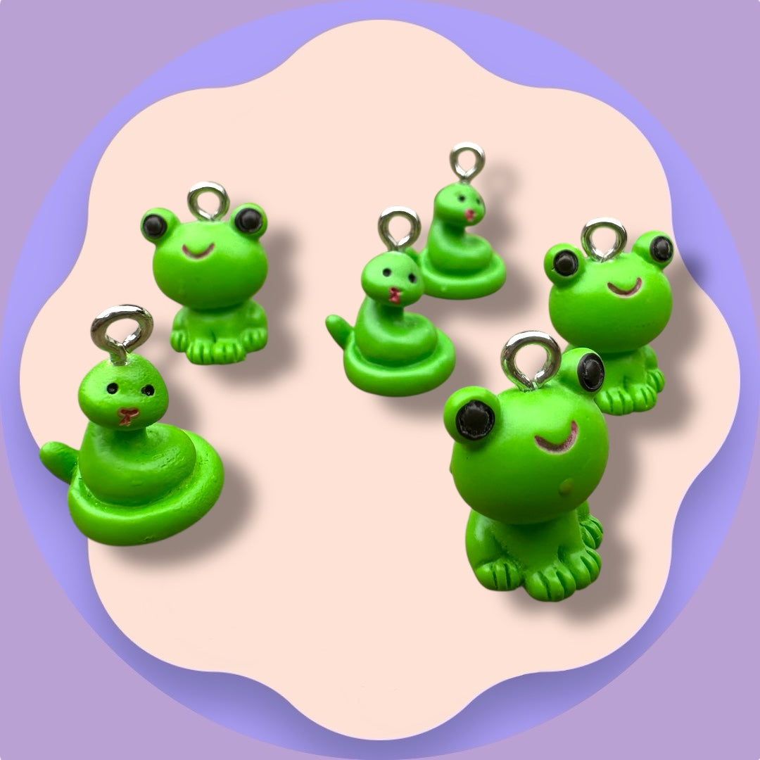 Lille frø 🐸 og lille slange 🐍